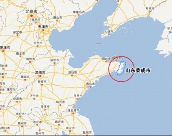 中国空军一架苏-27战机在山东荣成附近海域坠毁。