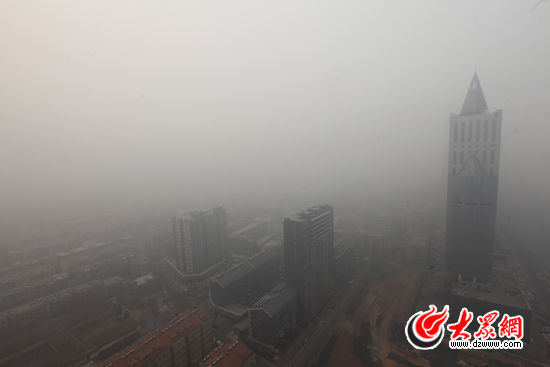 1月7日，济南再度被雾霾笼罩。