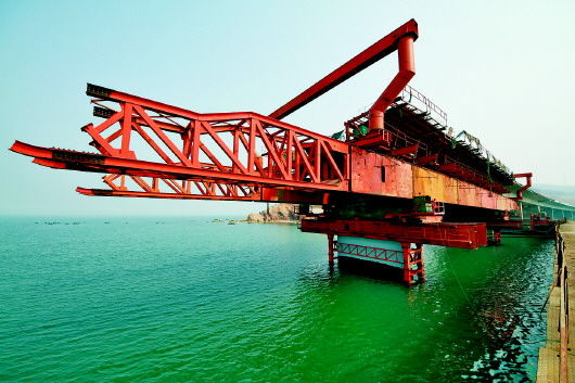 山东第1座海岛跨海大桥10月通车 全长1510米