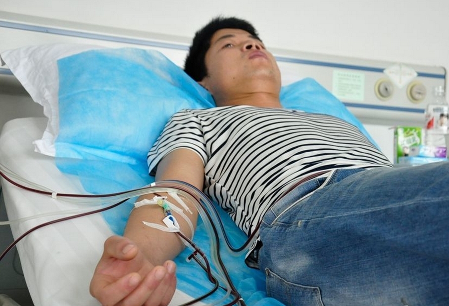 男子捐造血干细胞