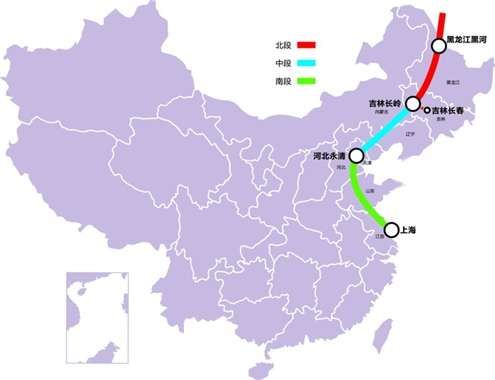 中俄东线天然气管道将过山东 2015年起分段建